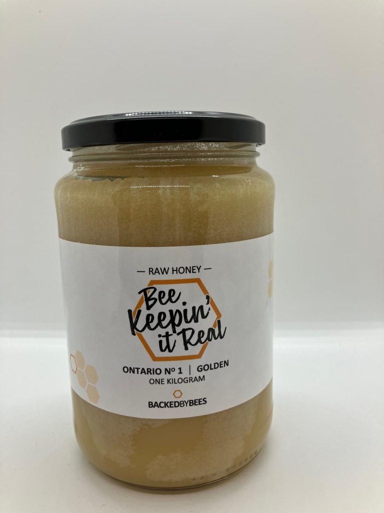 Backed by Bees Raw Honey