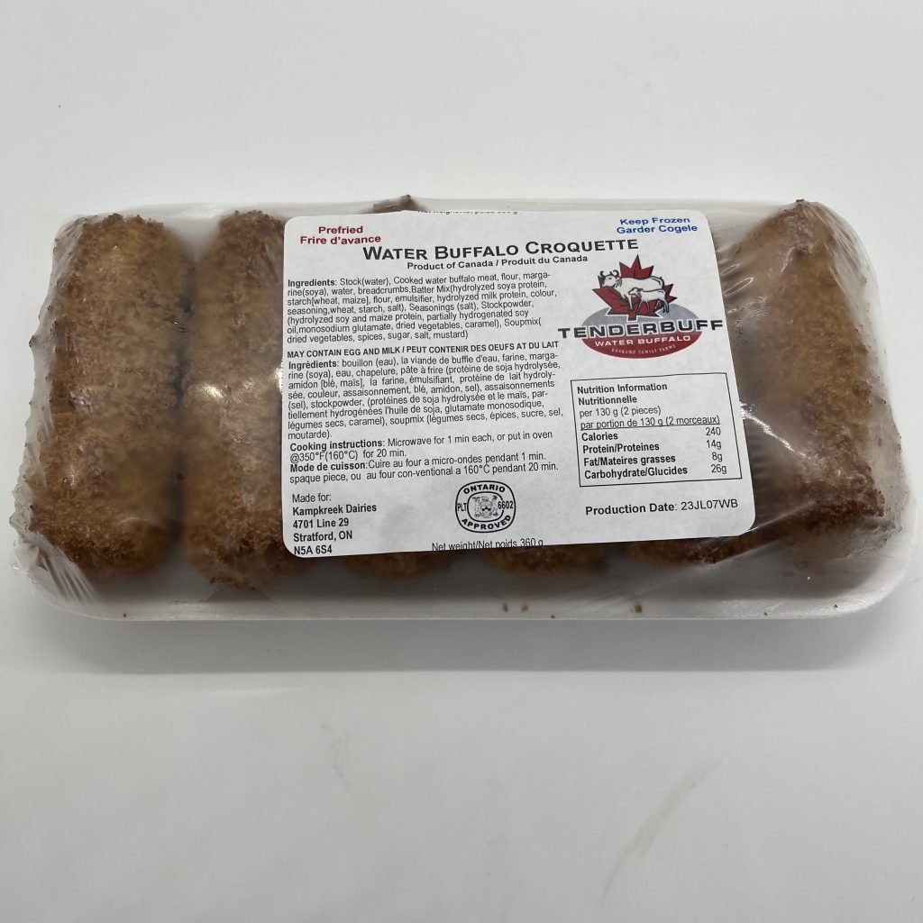 Water Buffalo Croquette